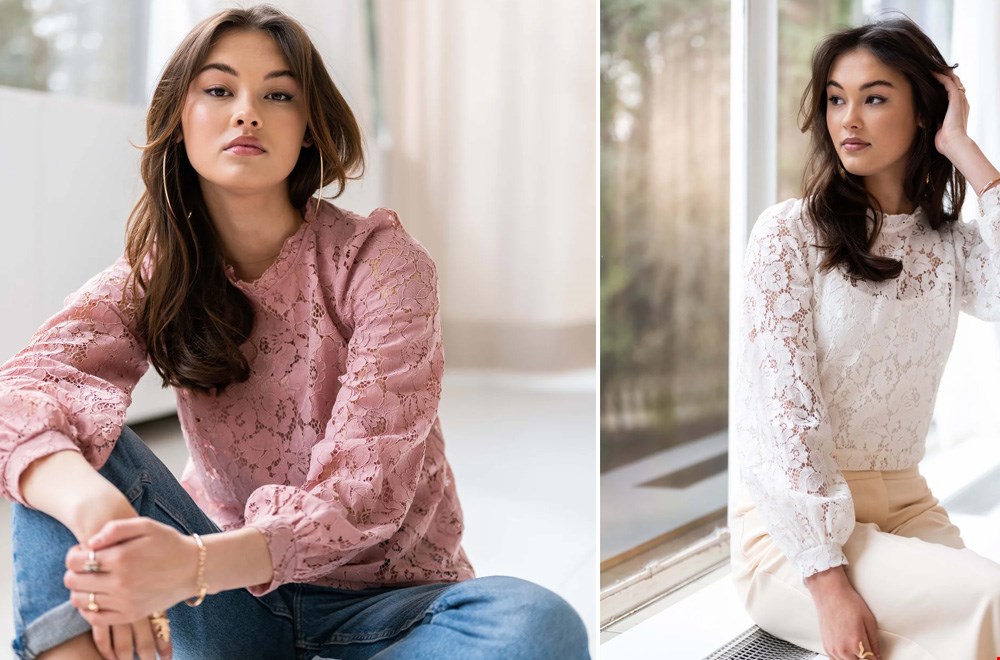 Prachtige kanten blouse Prachtige kanten blouse
